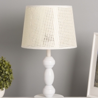 Лампа настольная BayerLux ЭКО "Василиса" 1х40Вт Е27 белый 26х26х45см