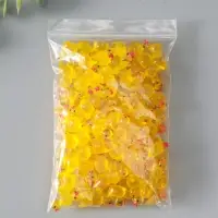 Сувенир полистоун флюоресцентный "Уточки" набор 100 шт 1,5х1,5 см