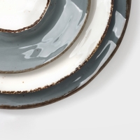 Тарелка  Magistro "Alpine Frost" 27см    27х3,5 цвет белый