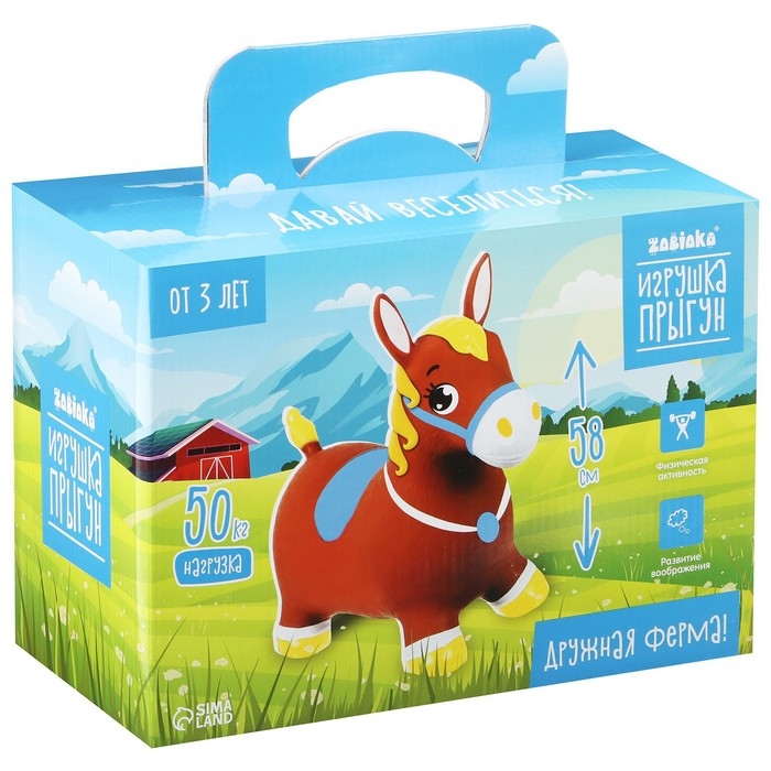 Попрыгун ZABIAKA «Лошадка», 57х27х50 см, 1300 г Попрыгун ZABIAKA «Лошадка», 57х27х50 см, 1300 г