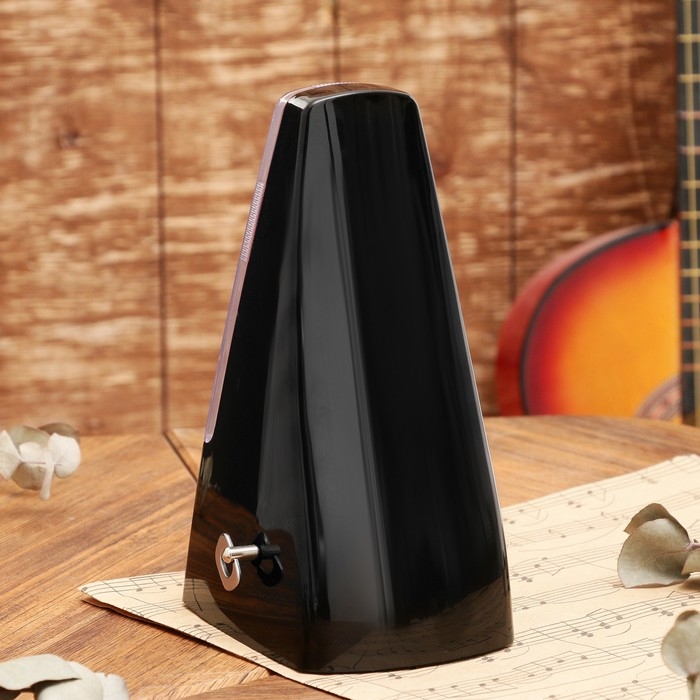 Метроном механический Gleam, черный, 40-408 ударов в минуту, 21 х 10 х 12 см, Метроном механический Gleam, черный, 40-408 ударов в минуту, 21 х 10 х 12 см,