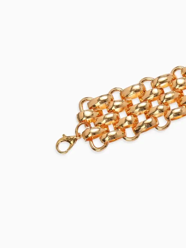 Колье-чокер "Кальчуга", цвет золото