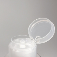 Баночка с помпой д/жидкости 180мл 10,4*5,7*5,7 прозрач пакет накл QF