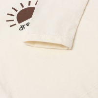 Комплект: футболка с дл. рукавом и брюки Крошка Я Dreamer, рост 92-98 см, бежевый