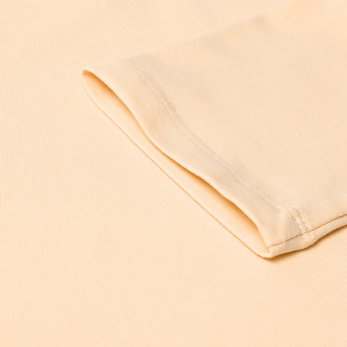 Футболка детская MINAKU:Basic line kids цвет светло-бежевый, рост 98 см