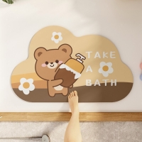Коврик для дома Доляна Take a Bath, влаговпитывающий, 50&times;80 см