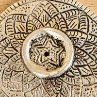 Подставка под благовония "Полумесяц" алюминий  5,5 см