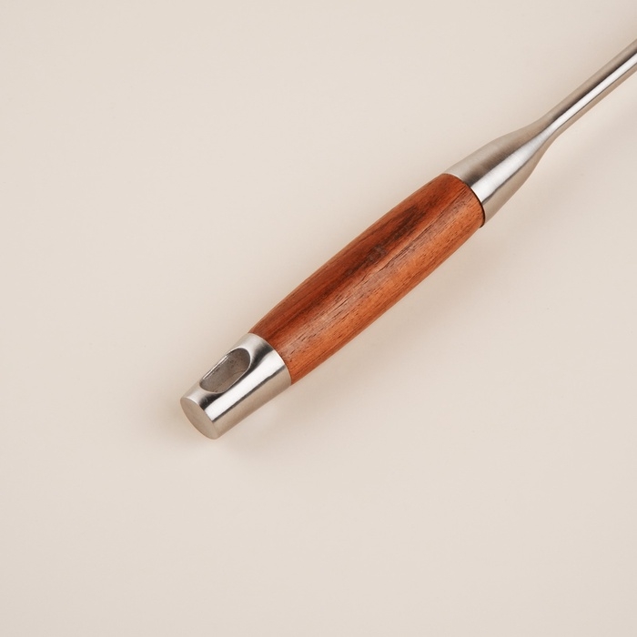 Ложка для спагетти Sima-Land Home 34х8,5 см, Рустик, цвет серебряный