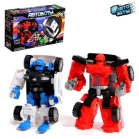 Набор роботов «Автоботы», 2 штуки, полицейский и пожарный Набор роботов «Автоботы», 2 штуки, полицейский и пожарный