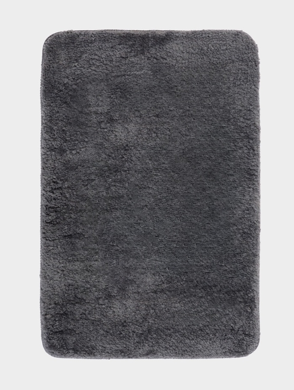Коврик Savanna, 40&times;60 см, ворс 2 см, микрофибра, темно-серый