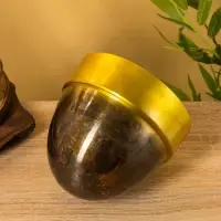 Кашпо на подставке "Золотое руно" железо 15,5х15,5х35,5 см