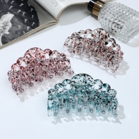 Краб для волос "Бетуль" узор, 9 см, микс Краб для волос "Бетуль" узор, 9 см, микс