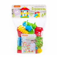 Конструктор &laquo;Строитель&raquo;, 44 детали