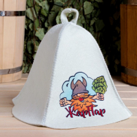 Набор для бани и сауны 5 в 1(сумка,шапка,варежка,коврик,мочалка),с принтом "Жар Пар",белый Набор для бани и сауны 5 в 1(сумка,шапка,варежка,коврик,мочалка),с принтом "Жар Пар",белый