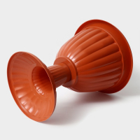 Кашпо уличное на ножке высокий &laquo;Жасмин&raquo;, 12 л, цвет коричневый