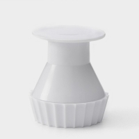 Пресс для формирования тарталеток ребристый, 6,8&times;7 см, цвет белый