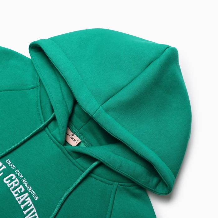 Толстовка женская, цвет тёмно-зелёный, размер 42-46 (ONE SIZE)