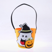 Корзинка декоративная &laquo; Призрак и тыква&raquo;, 12,5 &times; 12,5 &times; 25 см