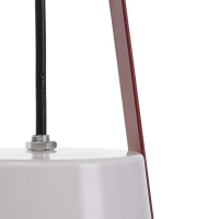 Светильник BayerLux 1653/1RD E27 40Вт темно-красный 25х26х40-135 см