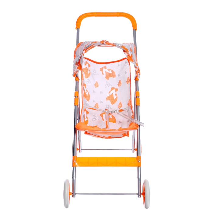 Коляска летняя для кукол «Лисички», металлический каркас Коляска летняя для кукол «Лисички», металлический каркас