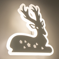 Бра "Олень" LED 10Вт 4000K белый 34х4,5х22 см Бра "Олень" LED 10Вт 4000K белый 34х4,5х22 см