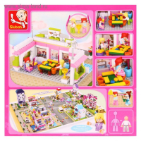 Конструктор &laquo;Розовая мечта: бильярдный клуб&raquo;, 289 деталей