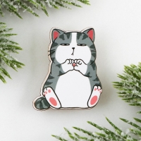 Новогодний значок в коробочке «Новый год: Котик» 3,1 х 3,7 см Новогодний значок в коробочке «Новый год: Котик» 3,1 х 3,7 см