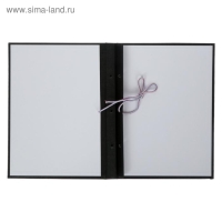 Папка "Выпускная квалификационная работа на степень бакалавра" бумвинил, гребешки/сутаж, без бумаги, цвет чёрный, (вместимость до 300 листов)