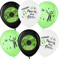 Шар латексный 12" &laquo;Лучшему другу&raquo;, пастель, 2-сторонний, набор 25 шт., МИКС