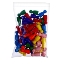 Набор фигурок для изучения счёта &laquo;Пешки&raquo; 50 шт. МИКС