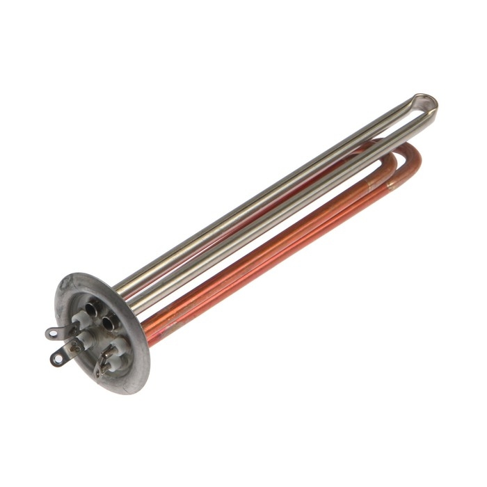 Тэн для водонагревателя Тэн для водонагревателя "ИТАТЭН" RF, 2.0 кВт, клеммы под винт М4, L=250 мм, d=64 мм, медь