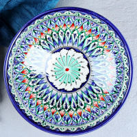 Супница Риштанская Керамика "Цветы", 25 см, микс Супница Риштанская Керамика "Цветы", 25 см, микс