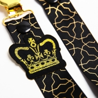 Держатель для соски - пустышки &laquo;Gold baby&raquo;, на ленте