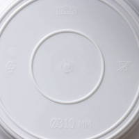 Горшок для цветов с поддоном &laquo;Призма&raquo;, 4,7 л, цвет белый