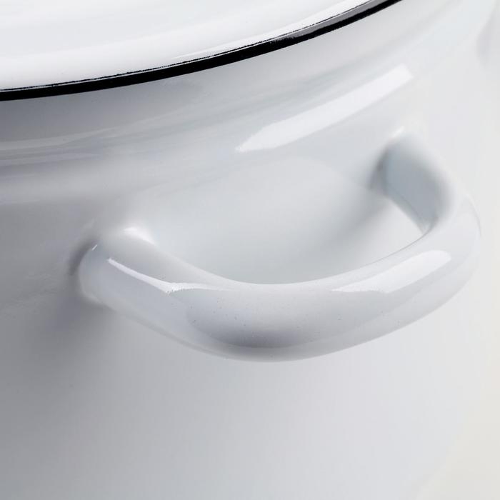 Кастрюля без деколи, 7 л, индукция, цвет МИКС