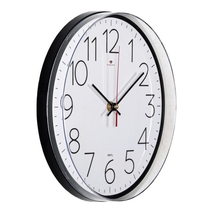 Часы настенные интерьерные "Классика", бесшумные, d-25 см, АА