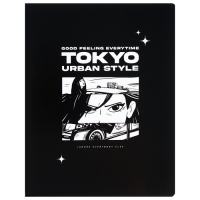 Тетрадь 96 листов в клетку на скрепке Аниме. Tokyo, обложка мелованный картон, ВД-лак, МИКС Тетрадь 96 листов в клетку на скрепке Аниме. Tokyo, обложка мелованный картон, ВД-лак, МИКС