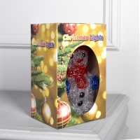 Светодиодная фигура &laquo;Снеговик&raquo; 11 &times; 22 &times; 11 см, акрил, 24 LED, батарейки ААх2 (не в комплекте), свечение мульти (RGB)