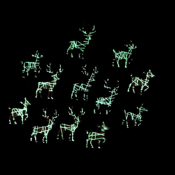 Новогодний декор с подсветкой «Олень» 8×12.5 см, набор 12 шт. Новогодний декор с подсветкой «Олень» 8×12.5 см, набор 12 шт.