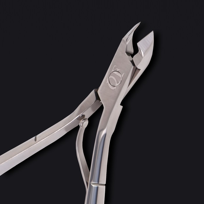 Кусачки маникюрные для кутикулы &laquo;Premium&raquo;, 10,2 см, длина лезвия - 6 мм, на блистере, цвет серебристый