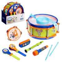 Набор музыкальных инструментов &laquo;Зверята&raquo;, 9 предметов