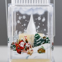 Ночник "Новый год" LED 1Вт 3хLR44 МИКС 6х6х10,5см RISALUX Ночник "Новый год" LED 1Вт 3хLR44 МИКС 6х6х10,5см RISALUX