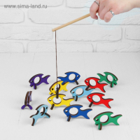 Игра «Поймай-ка. Рыбки», удочка с крючком Игра «Поймай-ка. Рыбки», удочка с крючком