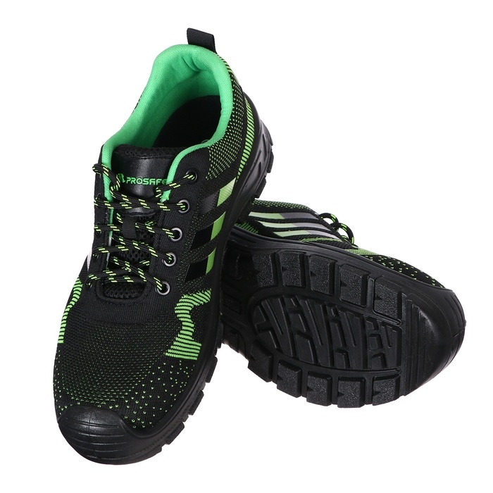 Рабочие полуботинки Prosafe profi 731-1, композитный подносок, размер 44, черно-зеленый Рабочие полуботинки Prosafe profi 731-1, композитный подносок, размер 44, черно-зеленый