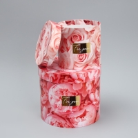 Набор шляпных коробок для цветов 4 в 1, упаковка подарочная, «Нежные цветы», 14 х 13 см - 20 х 17,5 см Набор шляпных коробок для цветов 4 в 1, упаковка подарочная, «Нежные цветы», 14 х 13 см - 20 х 17,5 см