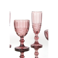 Бокал из стекла Magistro &laquo;Ла-Манш&raquo;, 250 мл, 8&times;15,3 см, цвет розовый