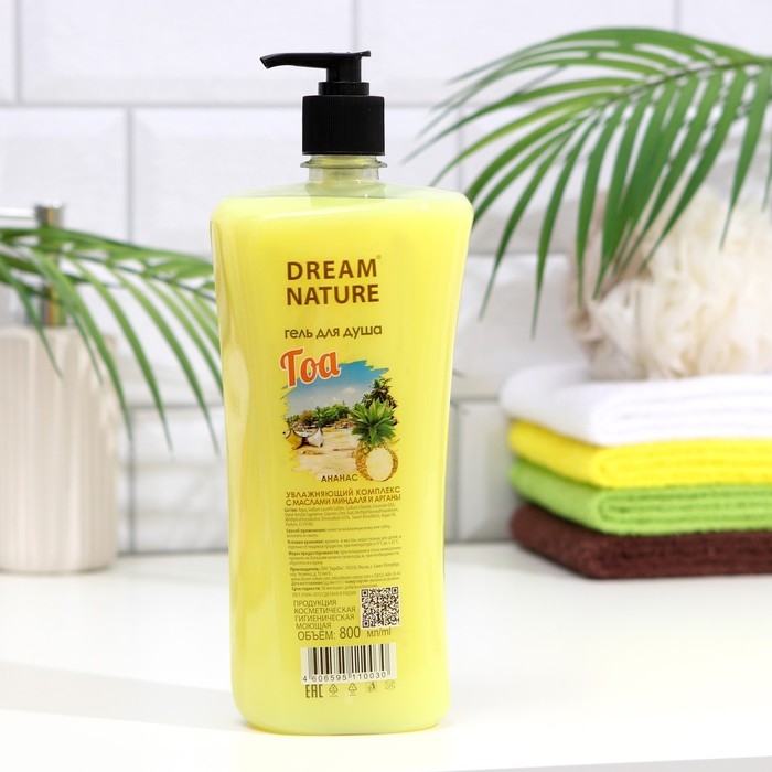 Гель для душа Dream Nature Гель для душа Dream Nature "Гоа", 800 мл