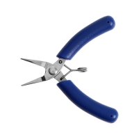 Круглогубцы для электроники ТУНДРА mini, нерж. сталь, противоскользящие рукоятки, 90 мм Круглогубцы для электроники ТУНДРА mini, нерж. сталь, противоскользящие рукоятки, 90 мм