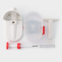 Машинка для удаления косточек из вишни Доляна &laquo;Вишнёвый сад&raquo;, контейнер 450 мл, цвет белый