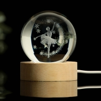 Светильник на Новый Год «Новогодняя коллекция:Балерина», диам. 6 см Светильник на Новый Год «Новогодняя коллекция:Балерина», диам. 6 см